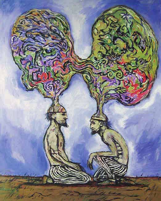 Clive Barker - Two Shamans Sharing Thoughts