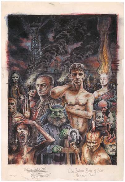 Clive Barker - cover art for The Books of Blood 1