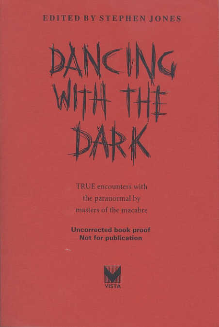Dancing With The Dark - Vista paperback proof 1997