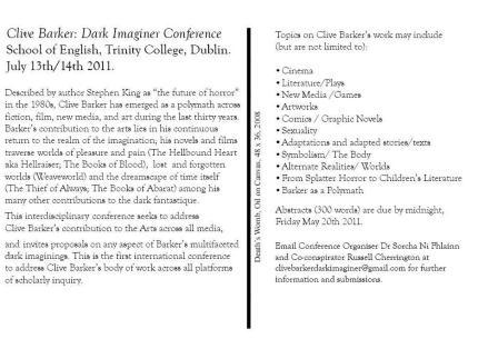 Invitation for Dublin Conference, July 2011