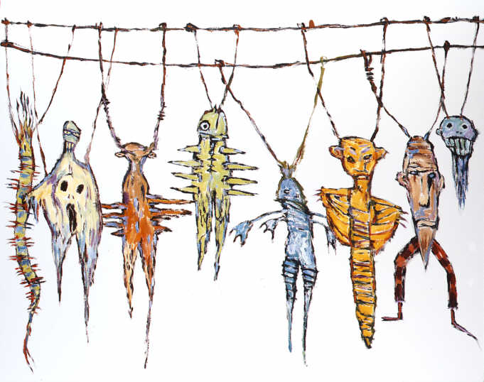 Clive Barker - Abaratian Fetishes Hanging On A Line