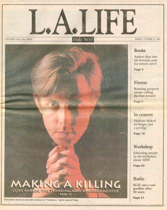 Daily News, Los Angeles, L.A. Life section - 19 October 1992
