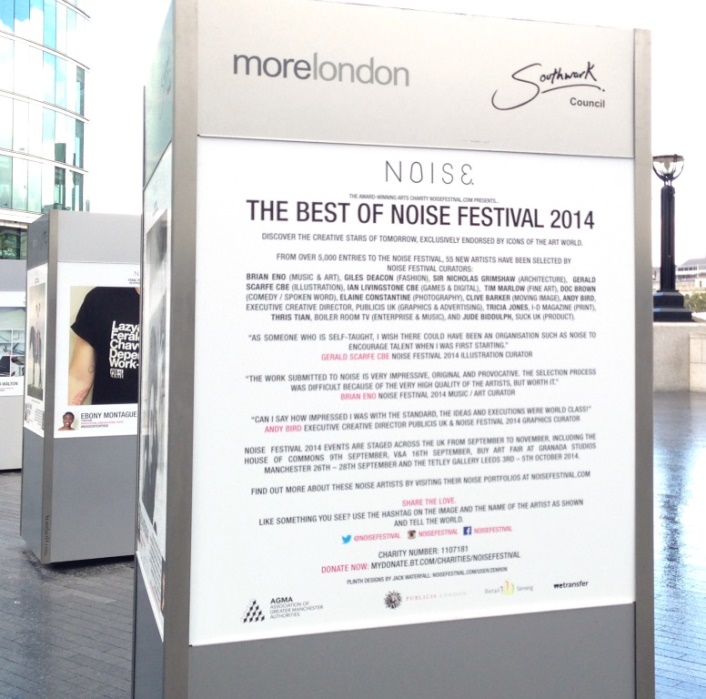 Noise Festival: More London exhibition