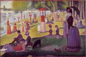 A Sunday Afternoon on the Island of La Grande Jatte, 
1884-86 Oil on canvas
