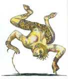 Clive Barker - Tattooed Yellow Acrobat