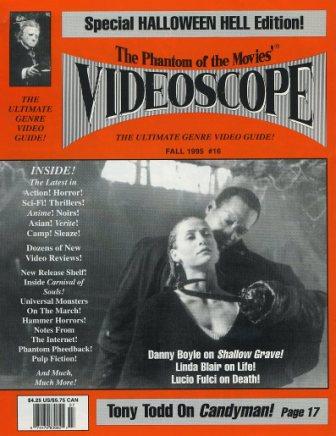 The Phantom Of The Movies' Videoscope - No 16, Fall 1995