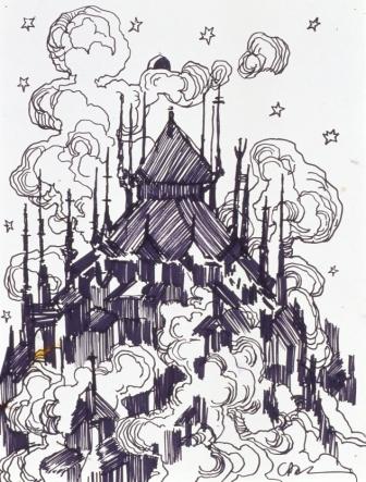 Clive Barker - Abarat sketch