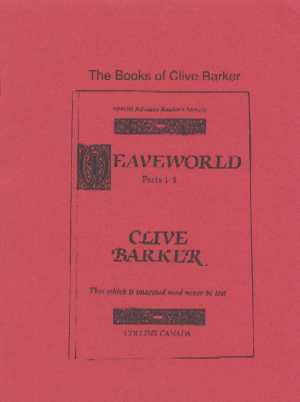 The Books Of Clive Barker