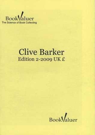Clive Barker - BookValuer 2, 2009 