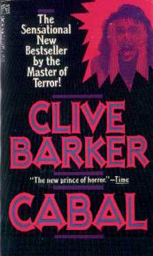 Clive Barker - Cabal - Pocket Books - with 'screaming face' flash