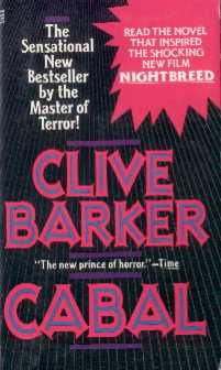 Clive Barker - Cabal - Pocket Books - with 'Nightbreed' flash