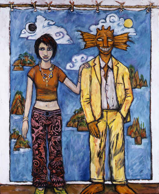 Clive Barker - Portrait Of Girl And Geshrat