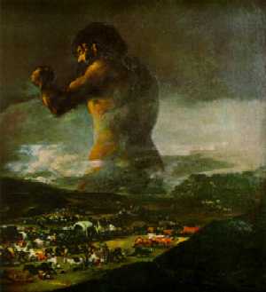 Goya - Colossus / Panic - Inspiration for In The Hills, The Cities