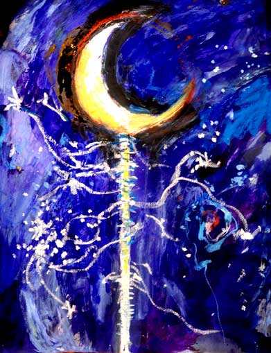 Clive Barker - Crescent Moon Staff