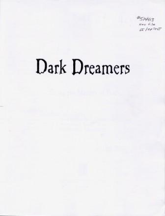 Dark Dreamers