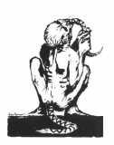 Clive Barker - Demon Defecating A Snake