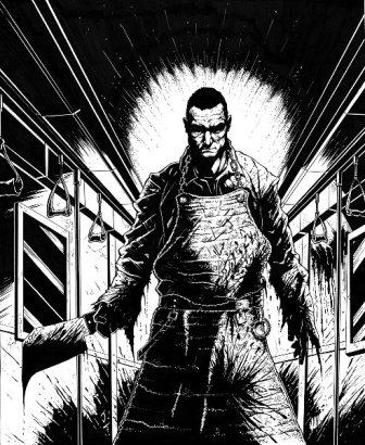 Midnight Meat Train, art by Jay Odjick