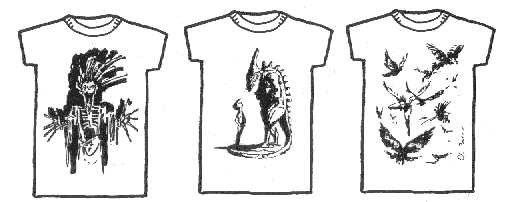 Dread T Shirts - designs 1, 2 and 3