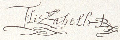 Elizabeth I - signature