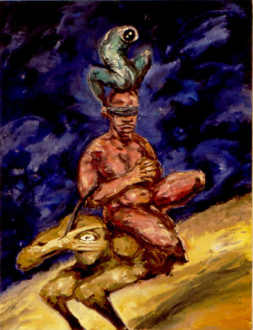 Clive Barker - Evolution (oil)