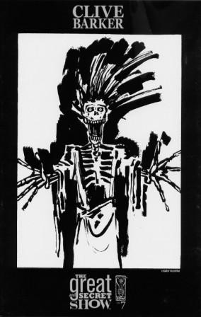 The Great And Secret Show - Issue Seven, Clive Barker incentive sketch cover