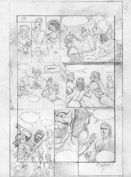 Hellraiser Book 19 Original Pencils