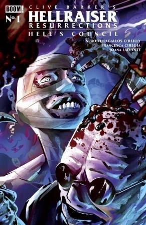 Clive Barker - Hellraiser: Resurrections - Hell’s Council 1 - Federico Sabbatini cover art