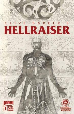 Clive Barker - Hellraiser Issue 1 - Larry's Comics cover, Bradstreet art