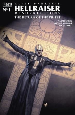 Clive Barker - Hellraiser: Resurrections - The Return of the Priest 1 - Ariel Olivetti cover art