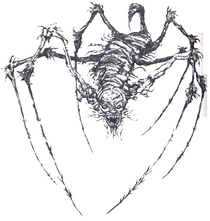 Abarat II - spider-creature on the Wormwood