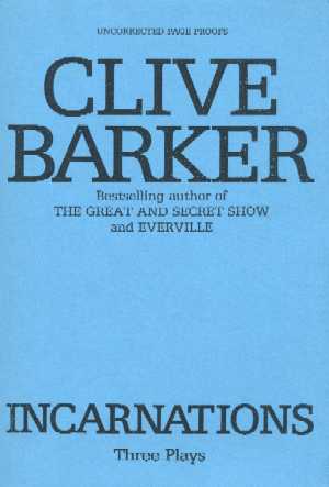 Clive Barker - Incarnations - US proof