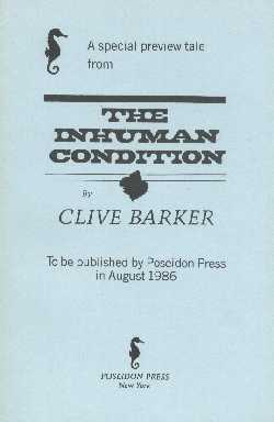The Inhuman Condition, Poseidon, 1986 proof