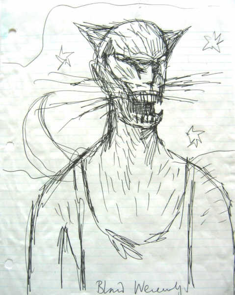 Clive Barker - IR - Blond Werewolf