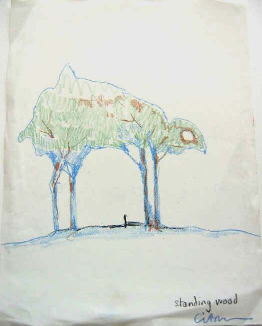 Clive Barker - IR - Standing Wood