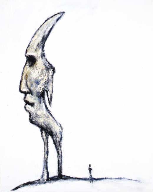 Clive Barker - Mask On Legs With Tiny Figure