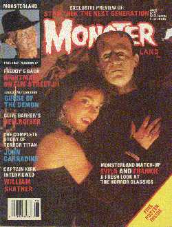 Monsterland, No 17, Fall 1987