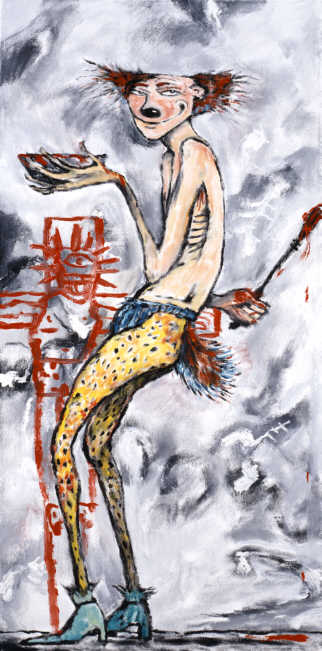 Clive Barker - Painter Clown In Yellow Tights