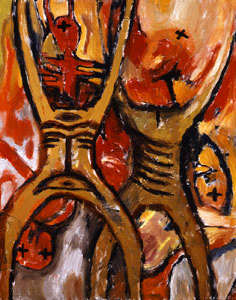 Rites (1), Oil on Canvas, 60 x 48, 2005