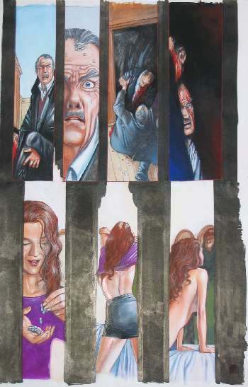 New Murders In The Rue Morgue Original Art