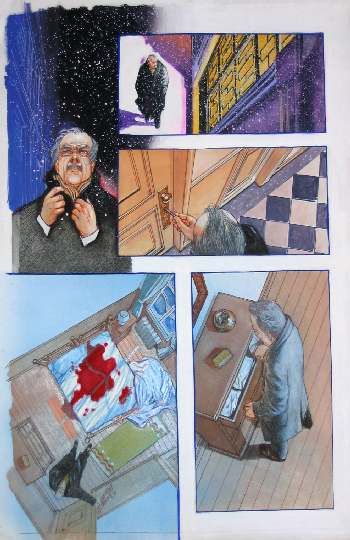 New Murders In The Rue Morgue Original Art