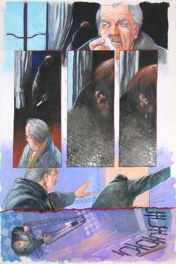 New Murders In The Rue Morgue Original Art