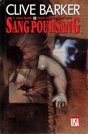 Clive Barker - The Midnight Meat Train, Sang Pur Sang, France, 1990