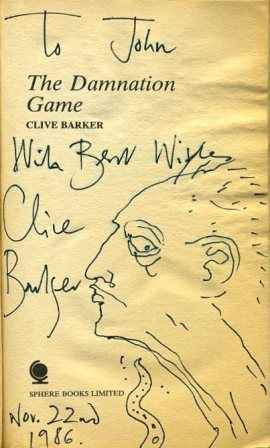 Clive Barker - The Damnation Game, UK