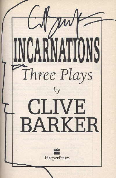 Clive Barker - Incarnations, US