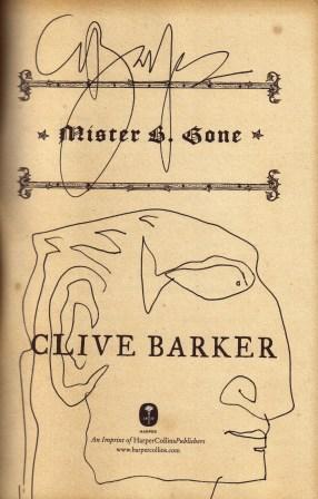 Clive Barker - Mister B. Gone, US