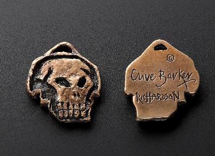 Clive Barker - Skull Medallion - Bronze