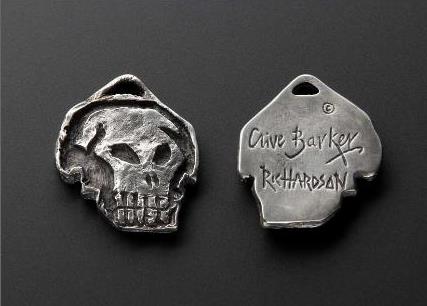 Clive Barker - Skull Medallion - Pewter