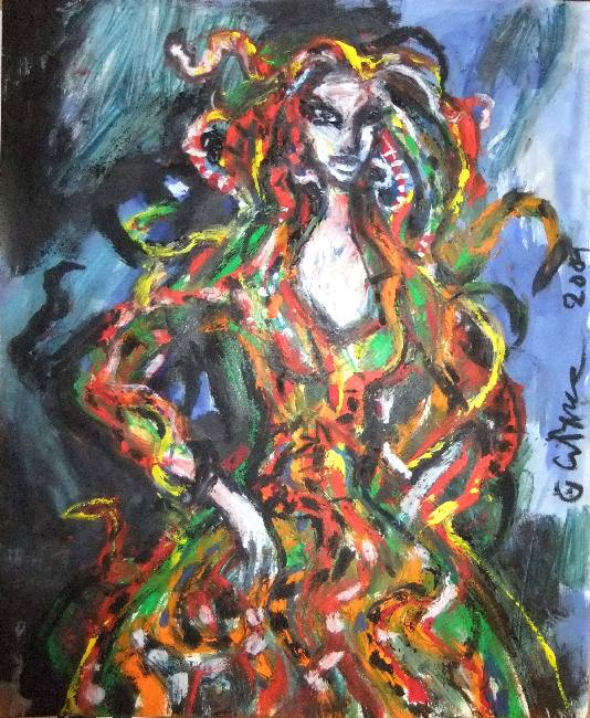 Clive Barker - Snake Woman art