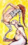 Clive Barker - Woman In Striped Stockings