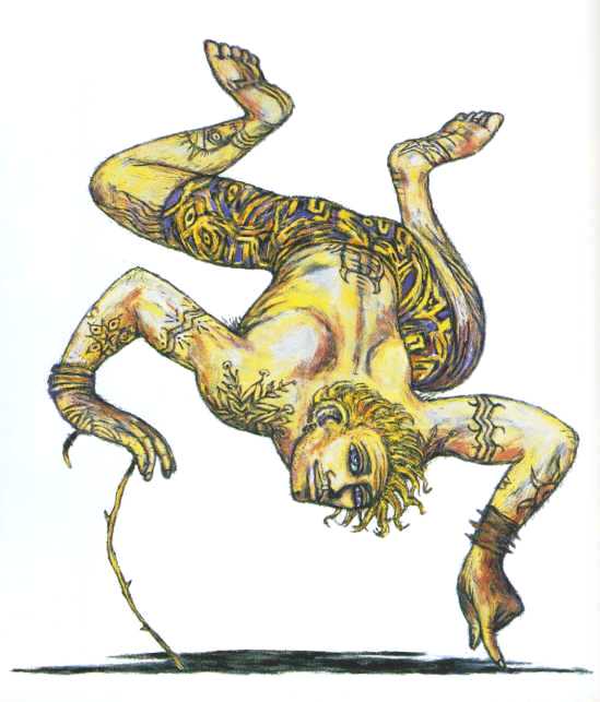 Clive Barker - Tattooed Yellow Acrobat